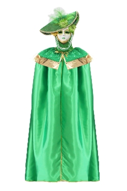 DOMINO PAILLETTES VERDE